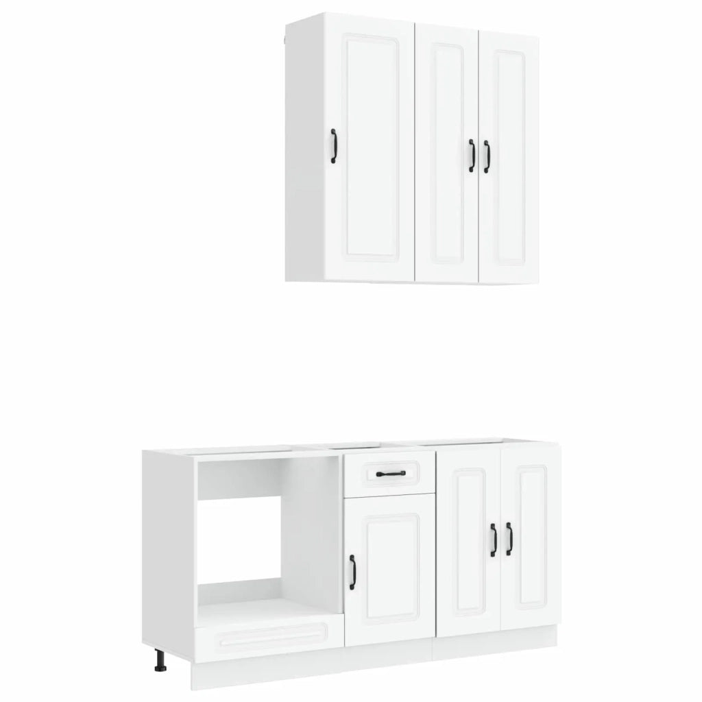 Unità Cucina KALMAR 5 pcs Bianco Legno ingegnerizzato 3438245