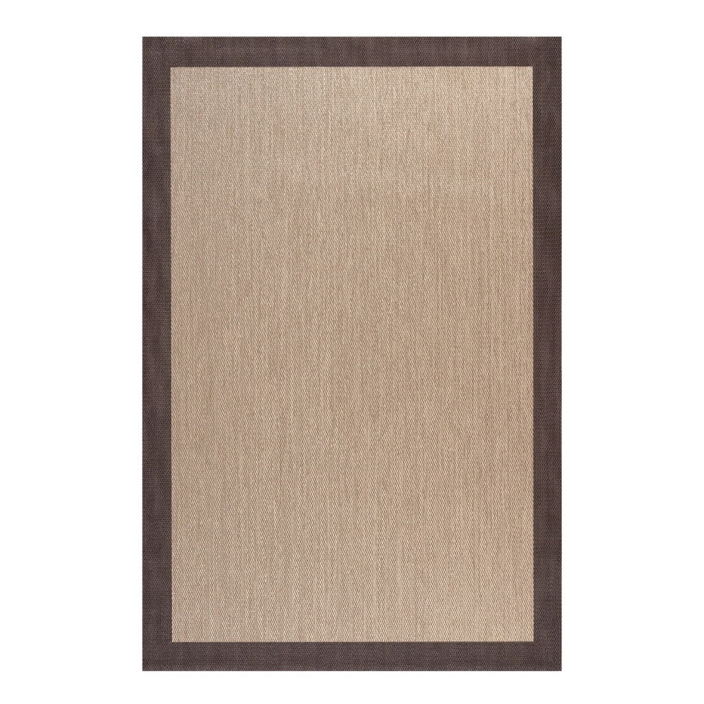 Tappeto vinilico di alta qualità beige-cioccolato 140x200