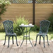 Set Bistro da Giardino 3 pcs Verde Alluminio 42002393