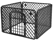 Valora DOG BOX 90X90X60CM NERO Recinto pieghevole in plastica resistente