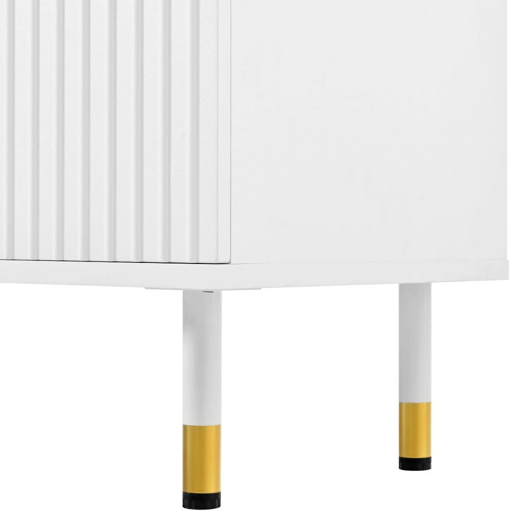 Mobile da ingresso con 6 ganci, scarpiera a 2 ante e ripiano regolabile, in PB e MDF, bianco, 70 × 35 × 180 cm