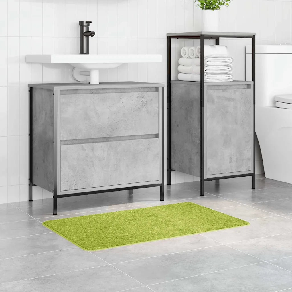Tappetino da bagno antiscivolo Verde 50 x 80 cm PP CFW8991559