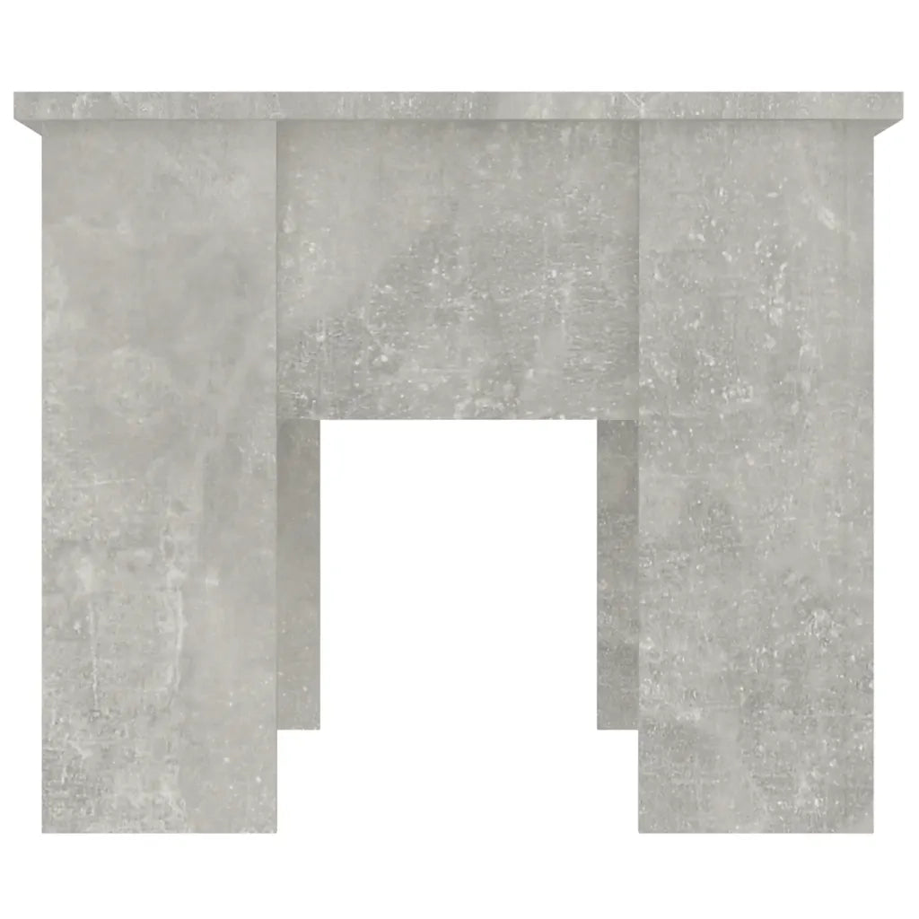 Tavolino da Salotto Grigio Cemento 79x49x41cm Legno Multistrato cod mxl 18056