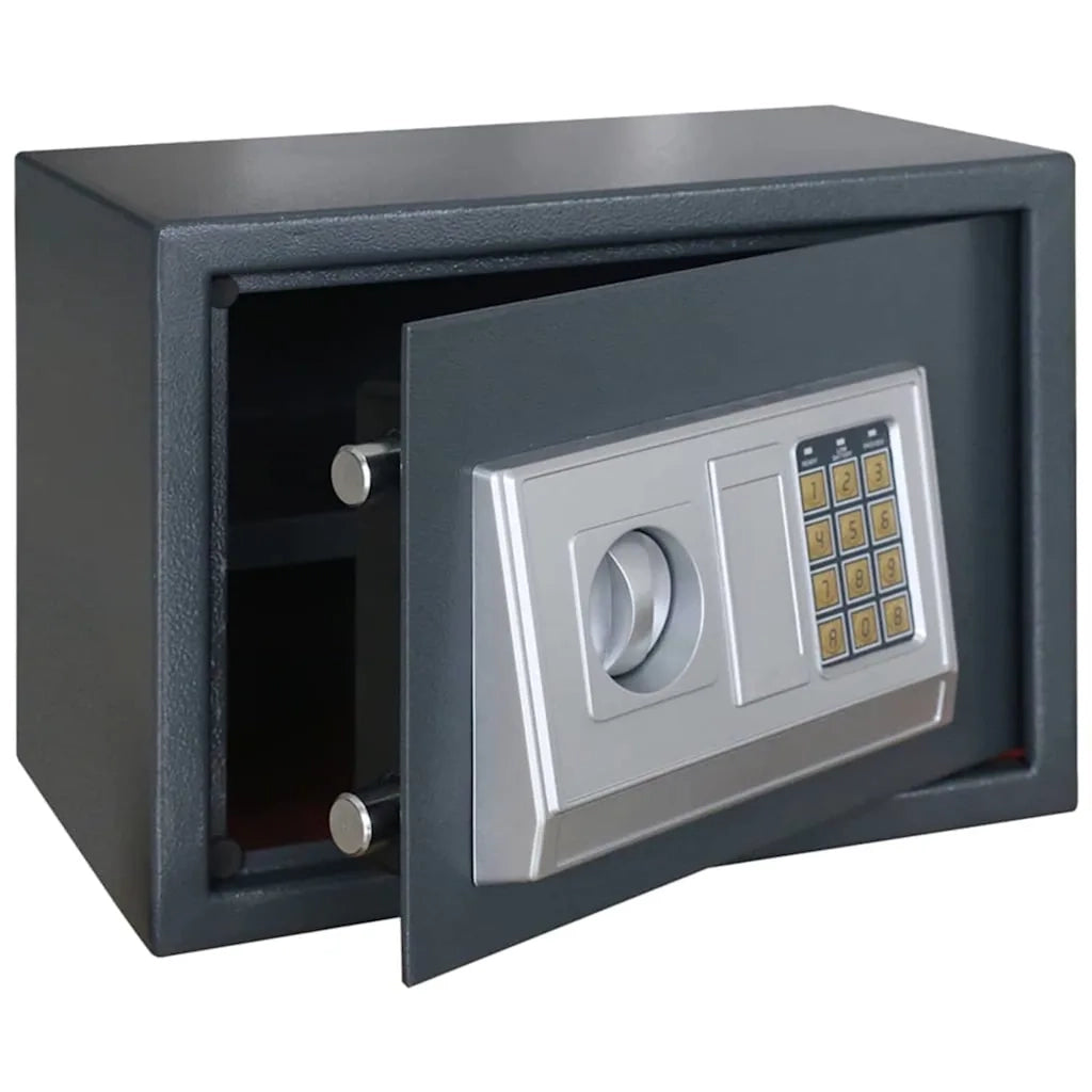 Cassetta di sicurezza digitale Grigio scuro 35 x 25 x 25 cm 42011307