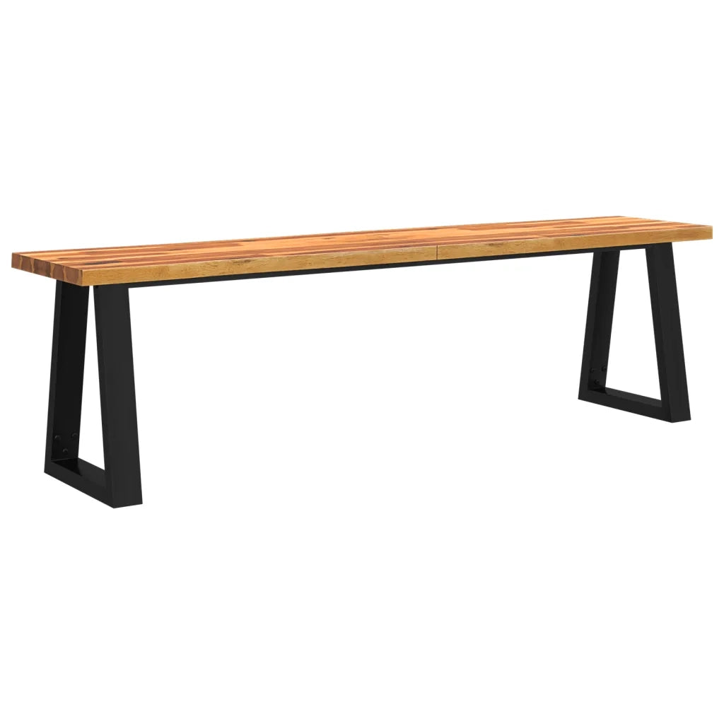 Set da Pranzo 3 pz con Bordi Vivi in Legno Massello di Acacia 3157526