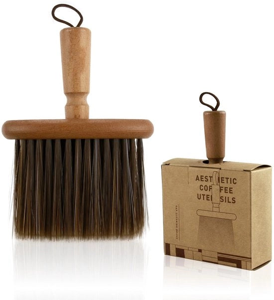 Set di Spazzole per Barista - Spazzola per Macchina da Caffè - Prodotto Sostenibile - Design Elegante - Manico in Legno di Loto