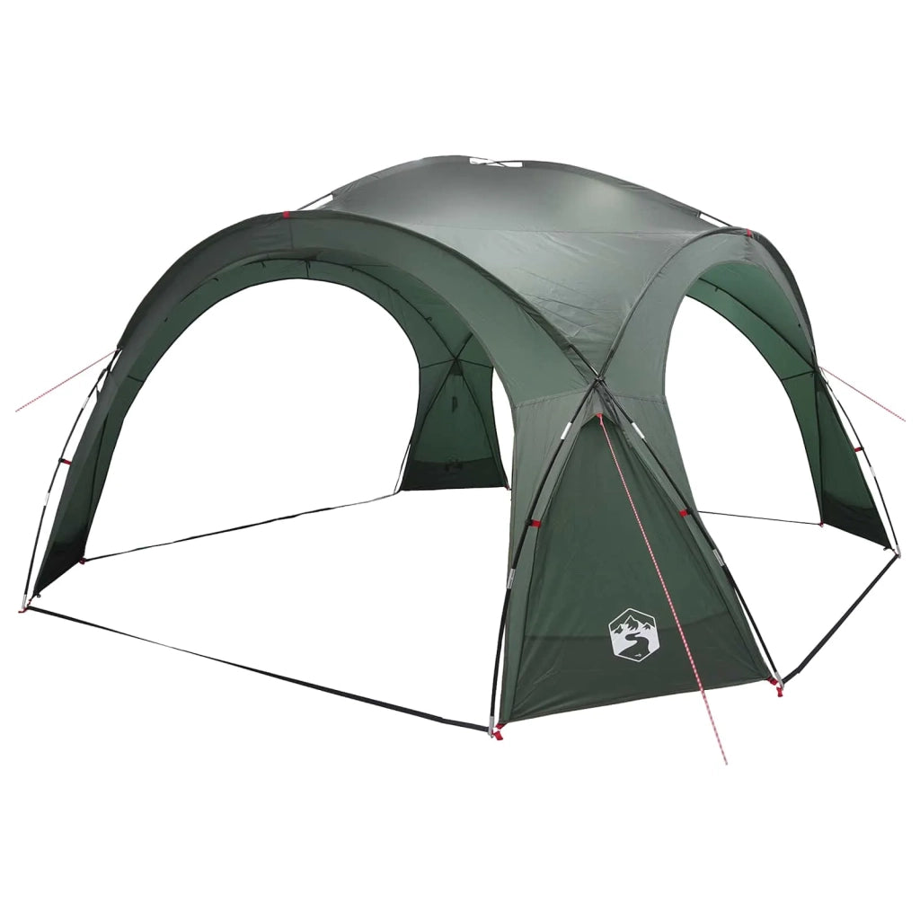 Tenda Laterale con tetto Verde militare 410 x 410 x 250 cm 42028684