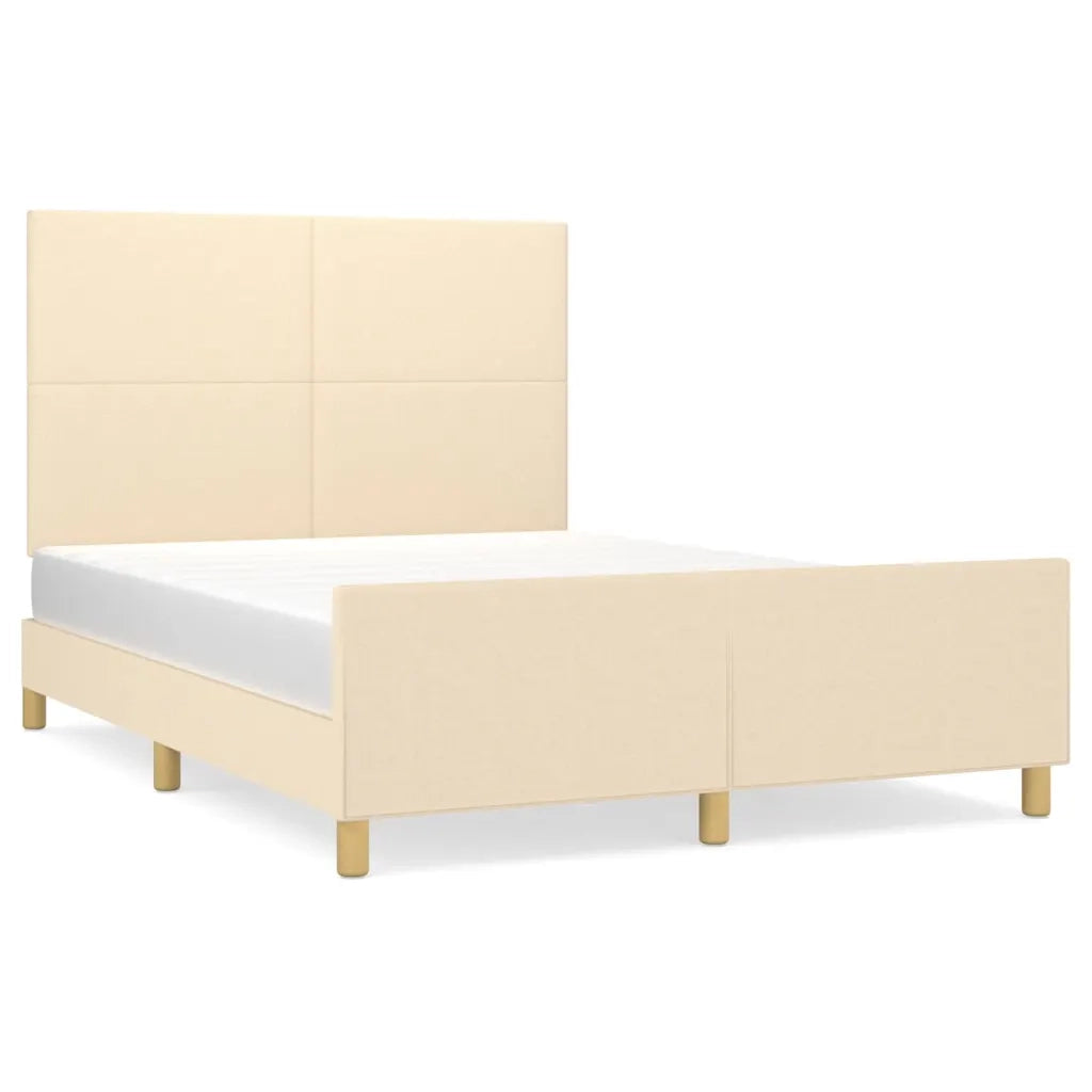 Giroletto con Testiera Crema 140x200 cm in Tessuto cod mxl 58468