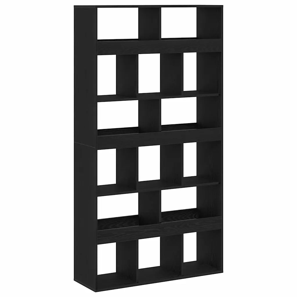 Armadio per Libri 2 pcs Rovere Nero 100 x 33 x 93.75 cm