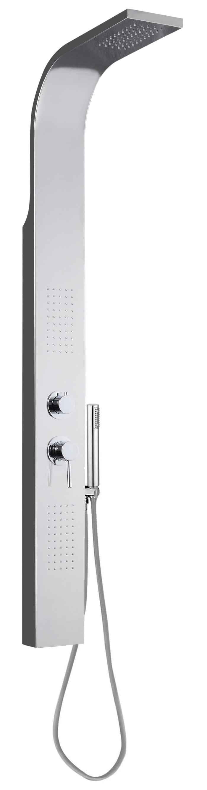 Colonna Doccia Idromassaggio Getto Frontale in Acciaio Inox Crio ASP