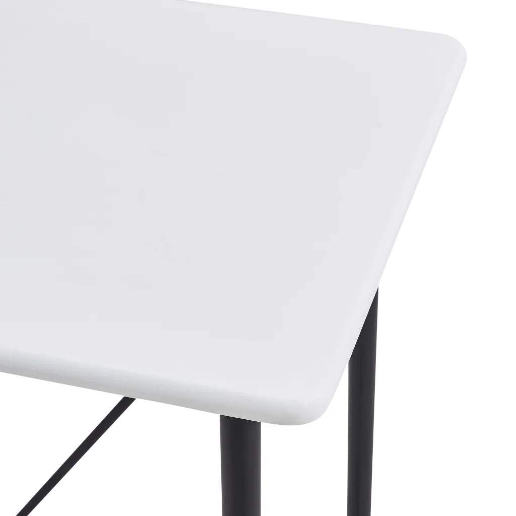 Tavolo da Bar Bianco 120x60x110 cm in MDF cod mxl 6807