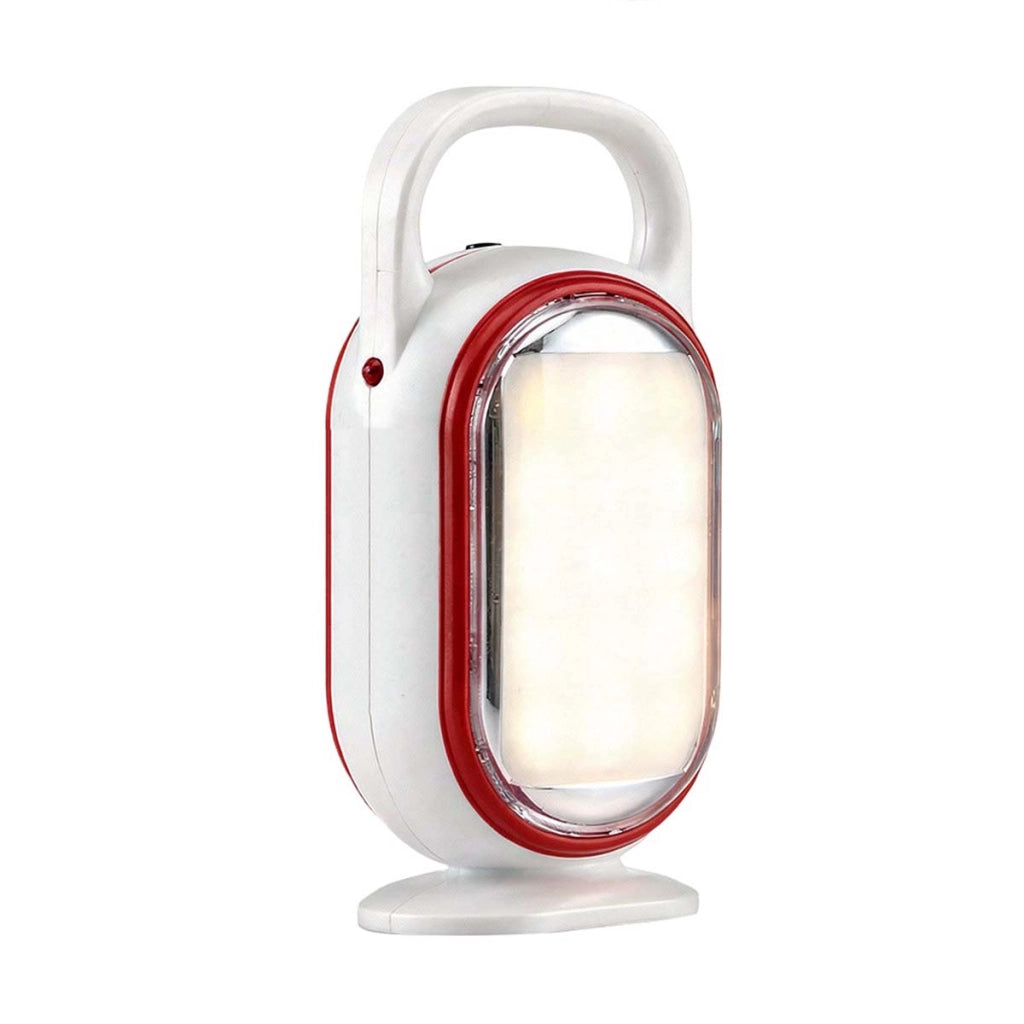 Lampada di emergenza LED ricaricabile con maniglia per il trasporto Bianco Avizar