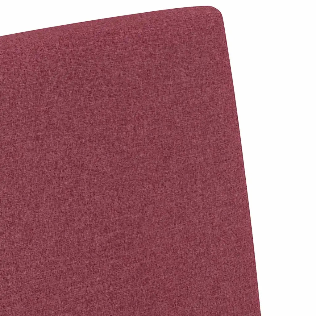 Sedie da pranzo 2 pcs Rosso vino 57 x 67 x 95 cm Tessuto