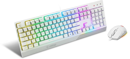 Msi vigor gk30 combo white tastiera mouse incluso gaming usb qwerty italiano bianco - S11-04IT306-CLA