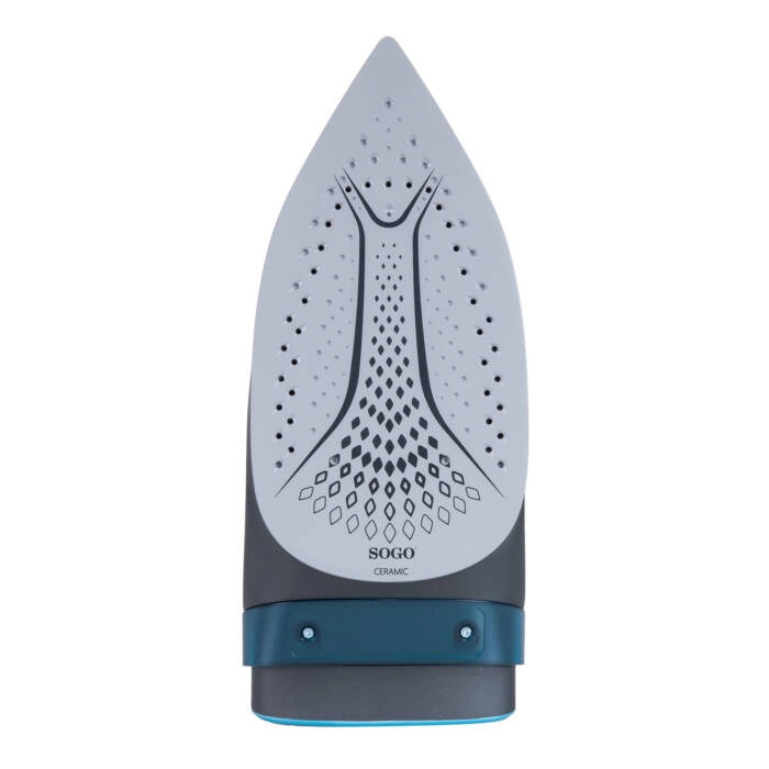 Ferro da stiro a vapore 3000W con piastra in ceramica, colpo vapore 100 g/min e serbatoio 330 ml anti calcare - Sogo