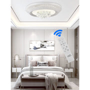 Trade Shop - Plafoniera 166 Watt Lampadario Soffitto Mille Una Notte 3 Toni Luce Telecomando -    -grande   -