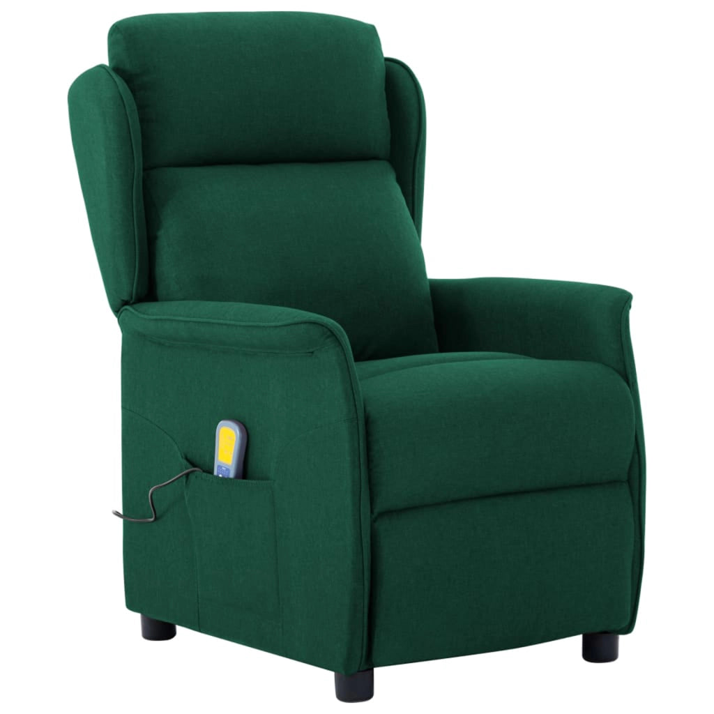Sedia da Massaggio in Tessuto Verde Scuro