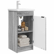 Mobile da bagno con Lavabo | Armadio Lavabo Sonoma grigio 42 x 40 x 84,5 cm
