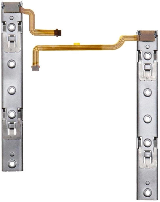 Console Rail Slider di Riparazione - Kit di Ricambio per Nintendo Switch - Struttura in Metallo di Alta Qualità - Rail di Scorrimento a Sinistra e Destra - Flessibilità K...