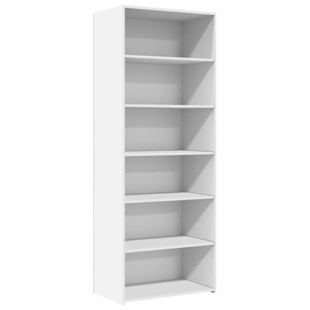Buffet credenza cassettiera armadio mobile contenitore organizer cucina soggiorno salotto alto 70 x 41 x 185 cm legno ingegnerizzato bianco 02_0032764