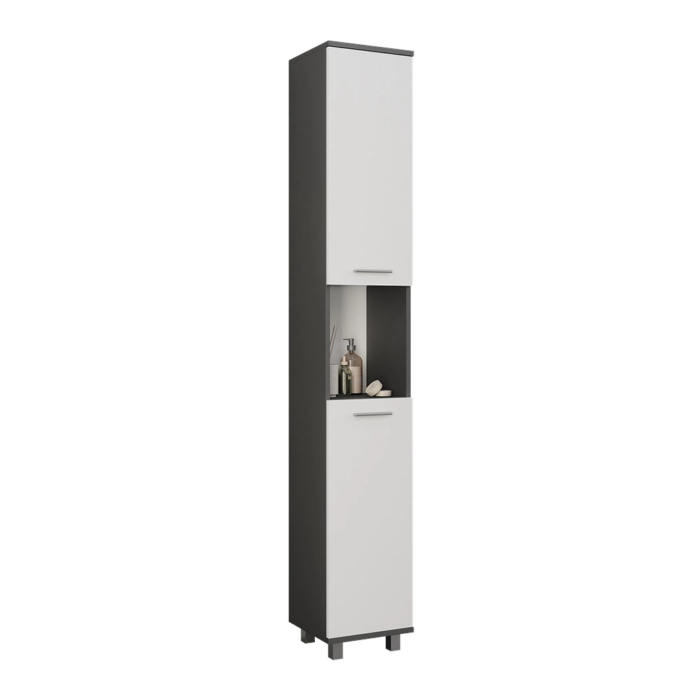 Vicco Mobile alto Antracite/bianco 30.2 x 190 cm con 2 porte