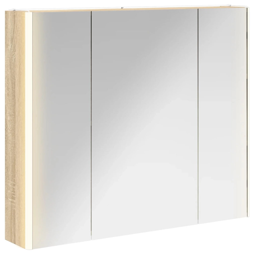 Mobiletto per specchio da bagno Rovere Sonoma