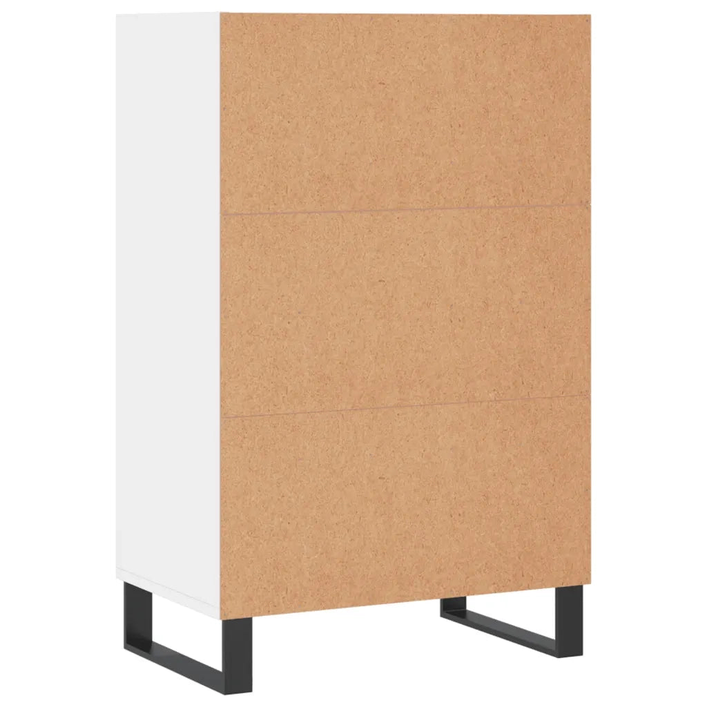 Credenza | Madia | Buffet da pranzo | Armadio da pranzo Bianca 57x35x90 cm in Legno Multistrato