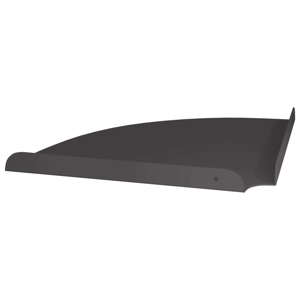 Mensola Galleggiante per Angolo 2 pcs Nero 30 x 30 x 2 cm