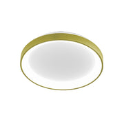 Krizia Lampada a Soffitto LED 50W, Finitura Verde Salvia, Dimmerabile CCT 3000K-4000K, Alluminio con Diffusore in Acrilico Opale - Gealuce