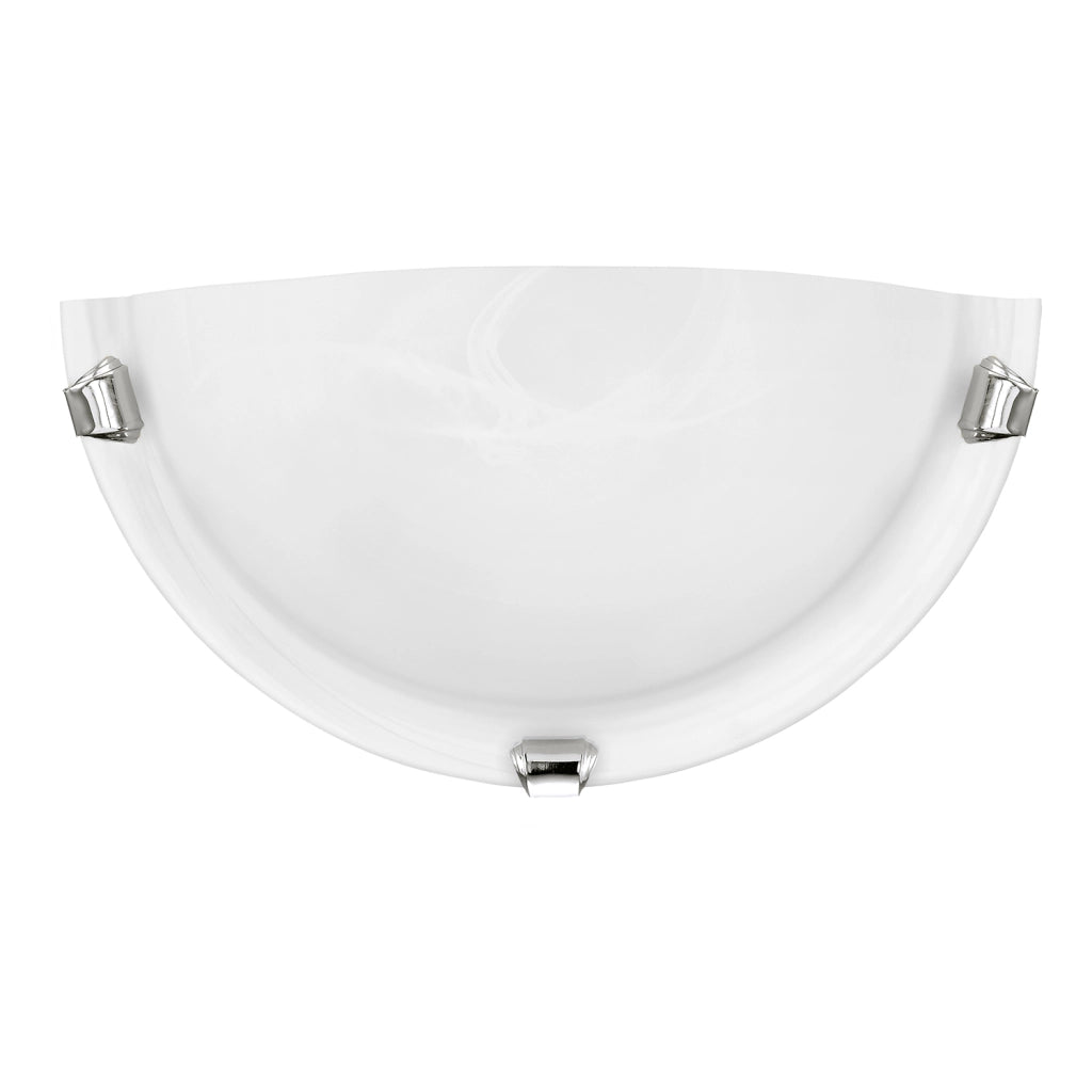 Applique Contemporanea Salome Acciaio Cromo 1 Luce E27
