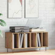 Mobile porta vinili rovere artigianale 100 x 38 x 48 cm 862903