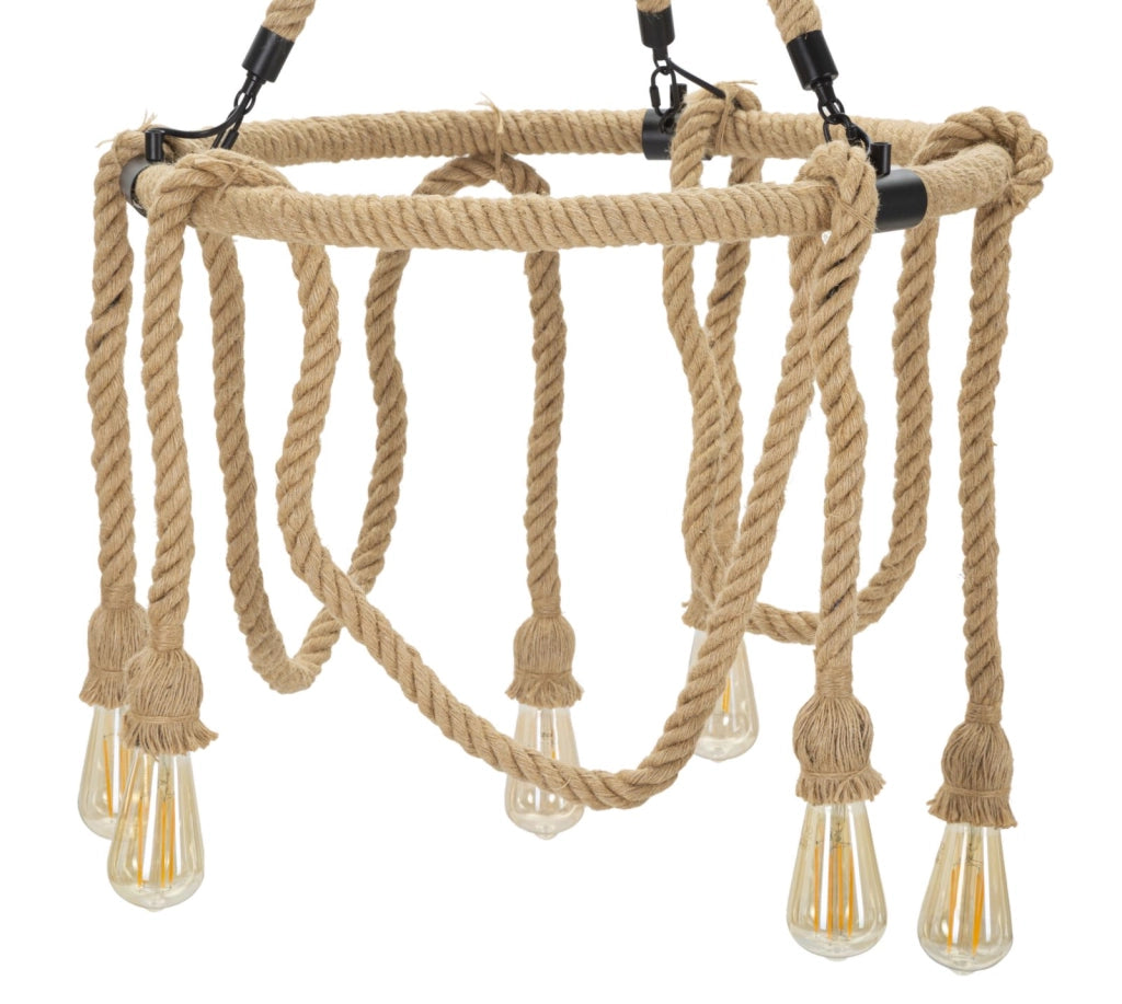 LAMPADARIO ROPE CIRCLE CM Ø 64x90