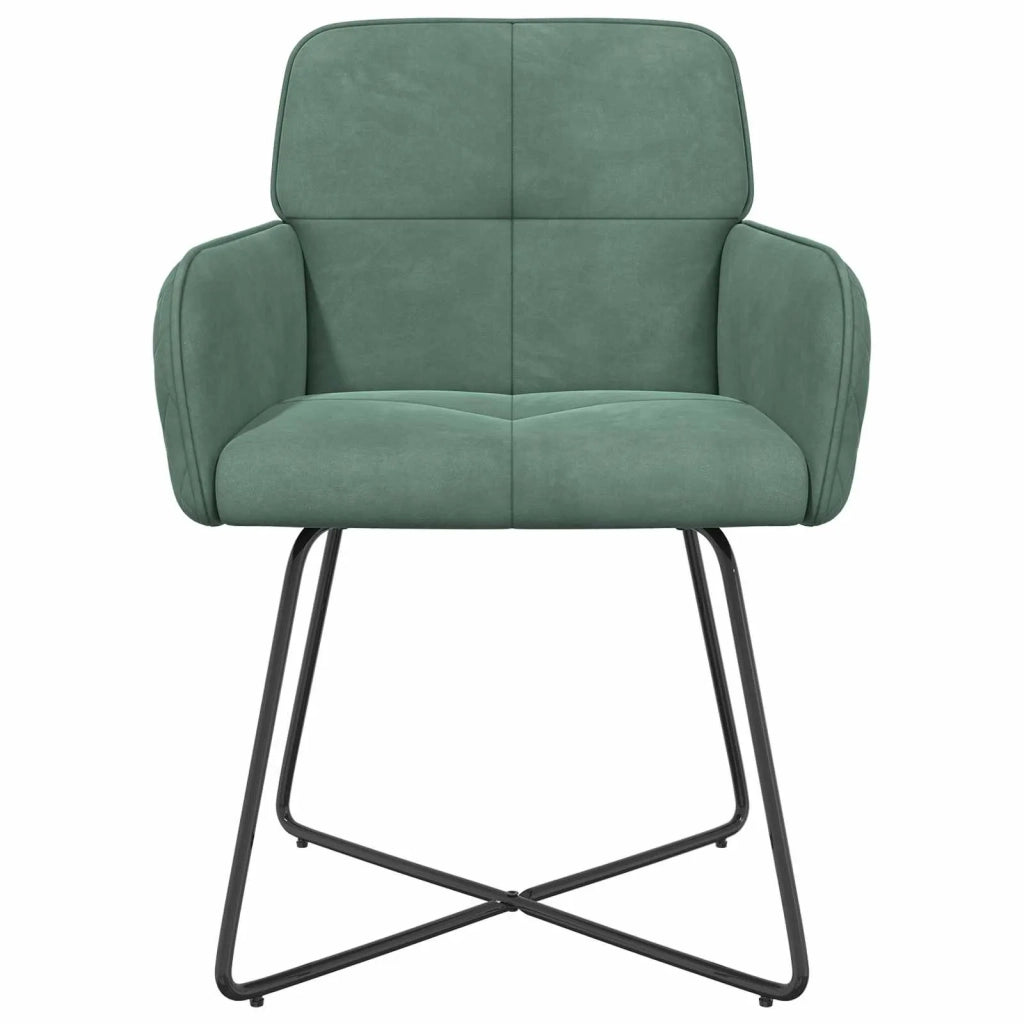 Sedie da pranzo 6 pcs Velluto (V) Verde Mare 59 x 56,5 x 86 cm 3428228