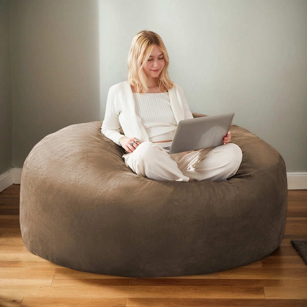 Pouf a forma di pera - Xylo - 120cm morbido per camera/balcone