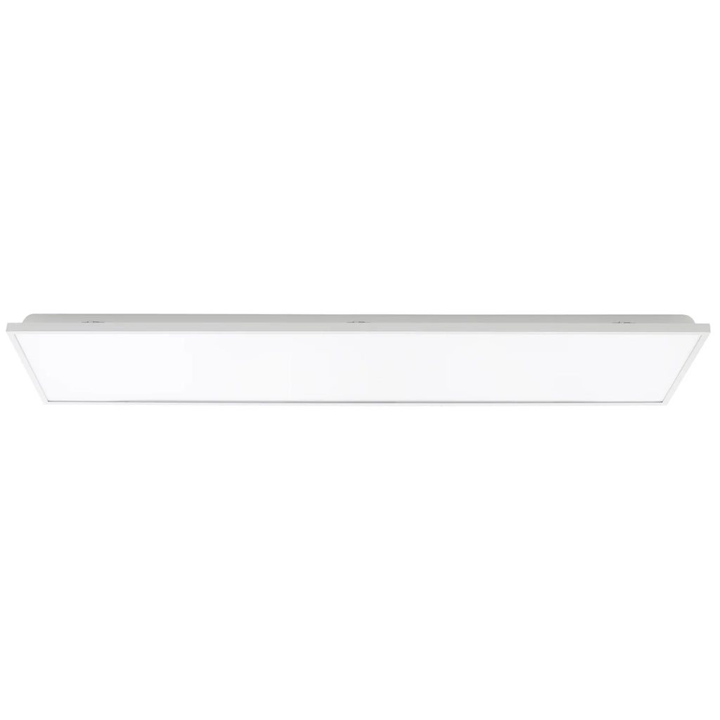Plafoniera Contemporanea Urtebieta Acciaio Bianco Luce Led Integrato 32W