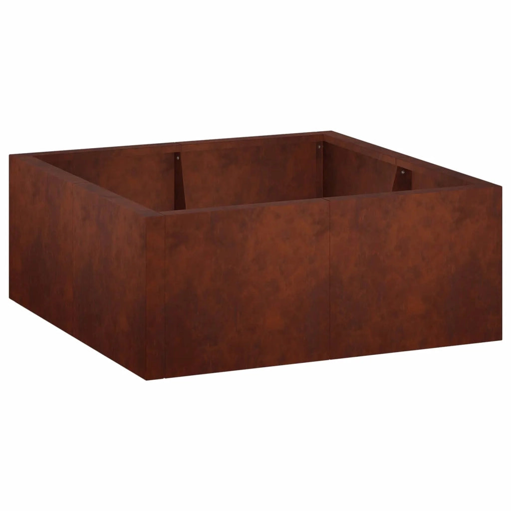 Muro di contenimento 4 pz 100 x 100 x 40 cm Acciaio Corten 3449211