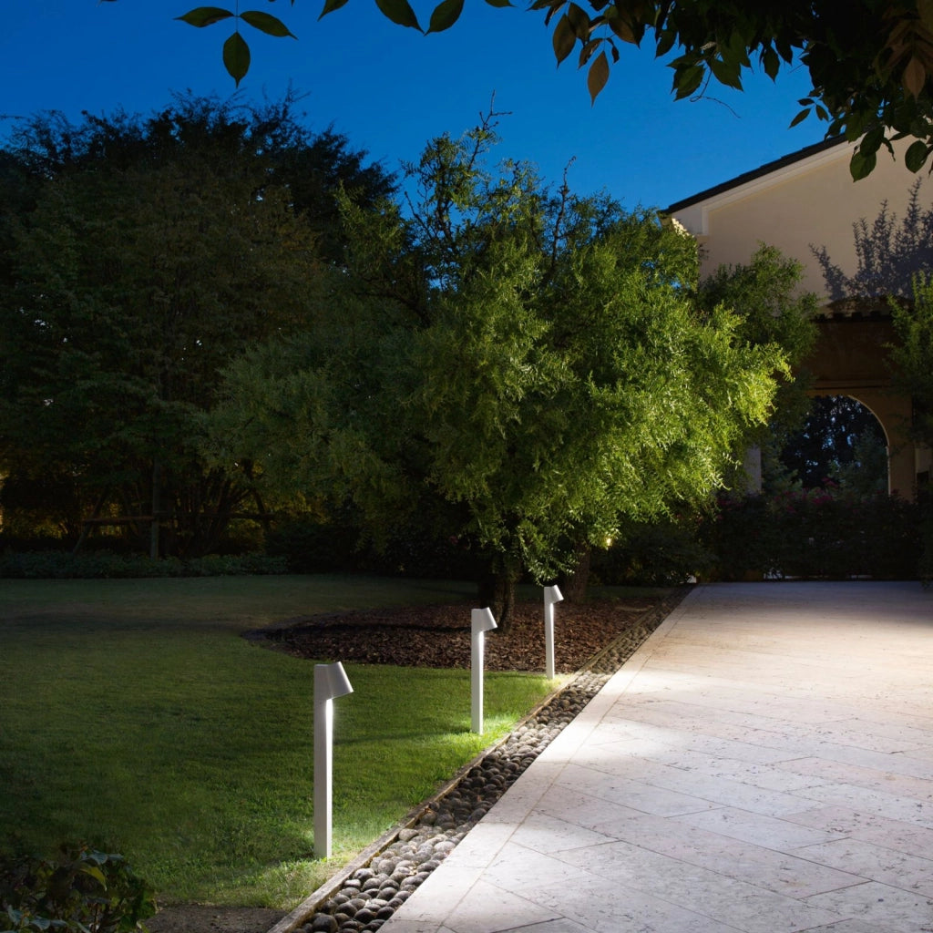 PALETTO LED SINTESI BIANCO 6W 400LM 4000K IP44 7,6X12X62,5CM