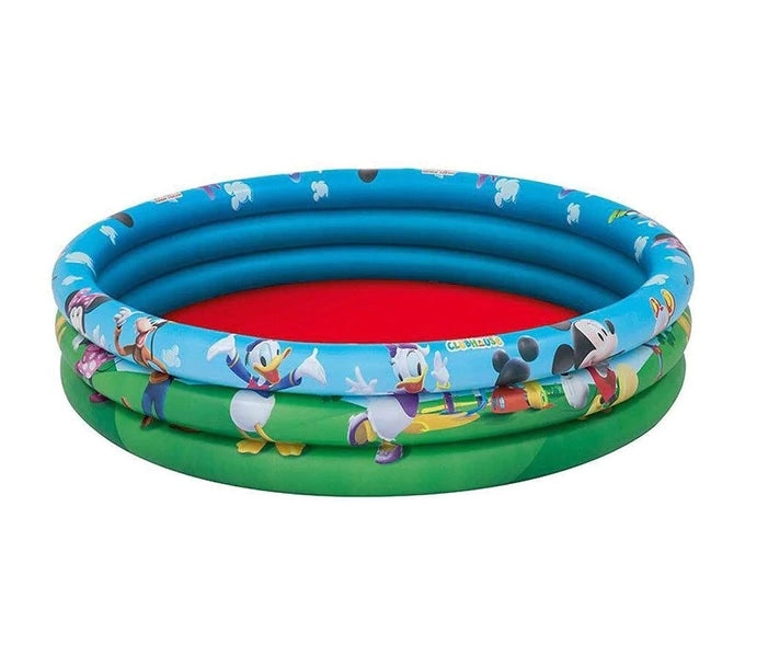 Piscina Gonfiabile da Giardino Spiaggia Mickey Mouse 122 x 25 cm Bestway