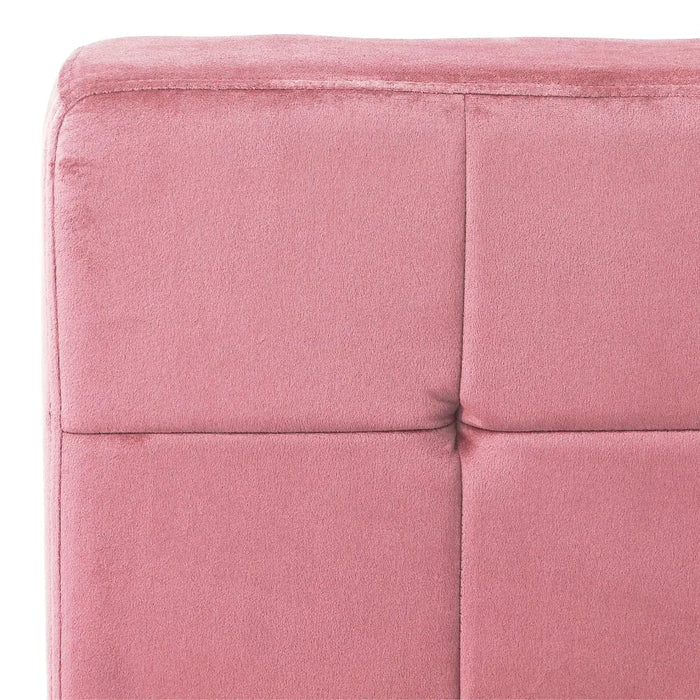 Poltrona Relax 65x79x87 cm Rosa in Velluto cod mxl 62849