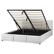 Letto Ottomano Grigio Chiaro Velluto Tappezzato 160 x 200 cm Testiera Travestita Funzione Contenitore