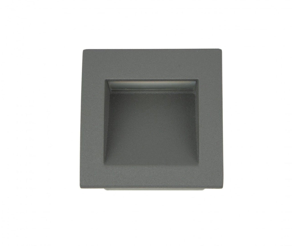 Lampada da incasso esterno LED 1,5W grigio scuro IP65
