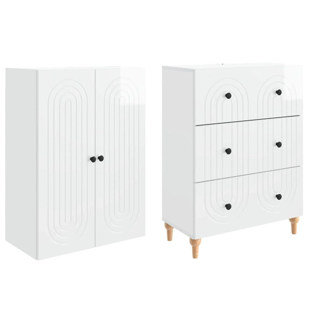 Set di armadi 2 pcs 66 x 34,5 x 90 cm Legno ingegnerizzato 3416461