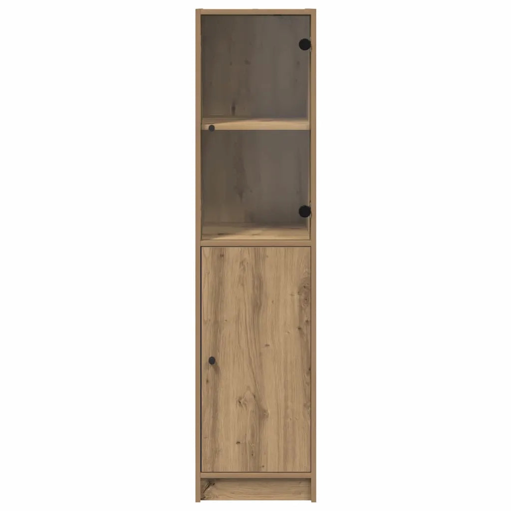 Credenza | Madia | Buffet da pranzo | Armadio da pranzo Rovere artigianale 35 x 37 x 142 cm Legno multistrato