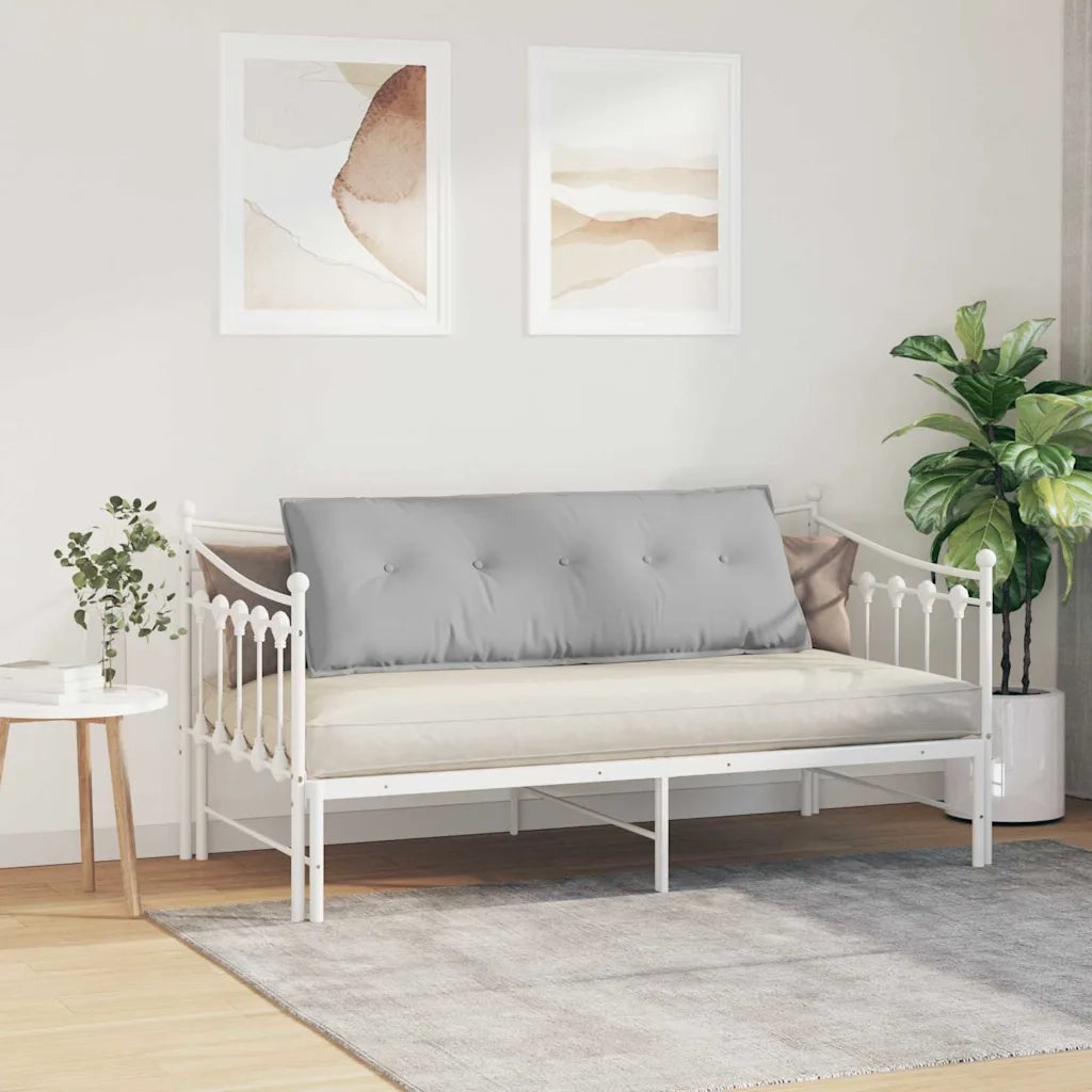 Cuscino per Schiena | Cuscino dorsale Grigio Nuvola 140 x 19 x 50 cm Tessuto