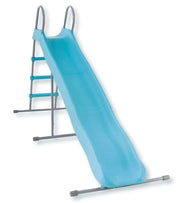 Scivolo per Bambini 251x84x147cm in Acciaio e Plastica - Azzurro