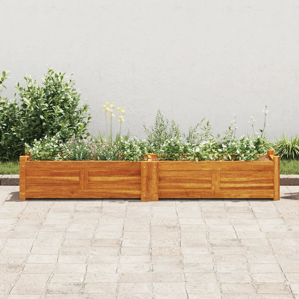 Letto Rialzato da Giardino in Legno di Acacia 150x30x25 cm 42567