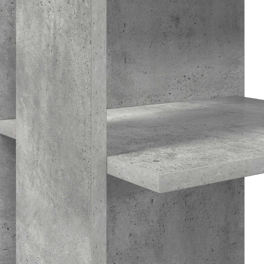 Scrivania angolare grigia in cemento Grigio cemento Truciolare