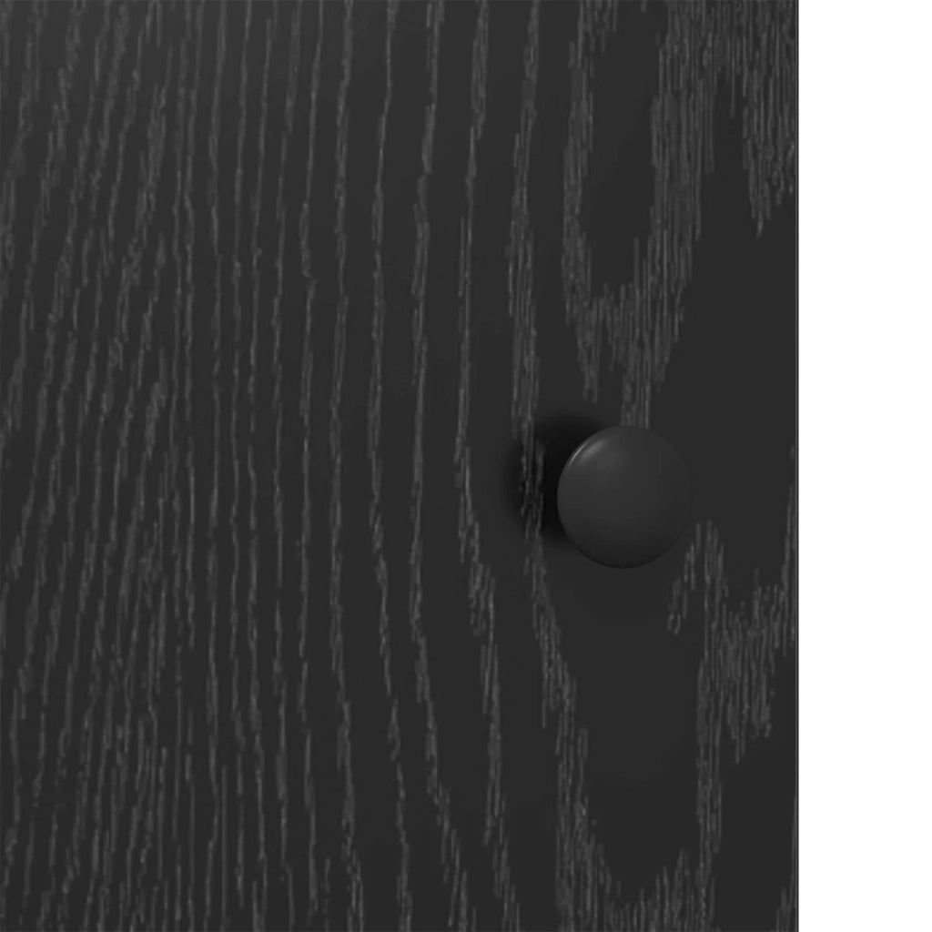 Credenza Rovere Nero 102 x 35 x 75 cm Legno ingegnerizzato 8007972