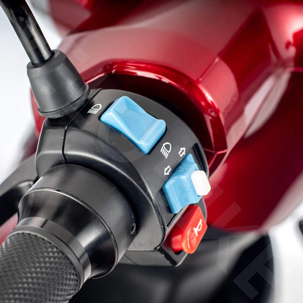 Scooter Z-TECH ZT-15-D "TRILUX PLUS" 3 RUOTE Differenziale per Disabili e Anziani -Rosso