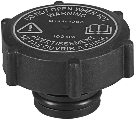 Dop per serbatoio di espansione nuovo - Liquido di raffreddamento - ABS - Per X-Type XJ8 XK8 XJR XKR 2003-2009 - Nero - Dimensioni 55,5 x 37,3 mm